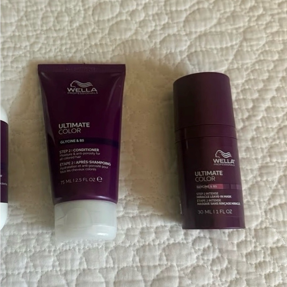 Wella Ultimate Color Sulfate Conditioner&Leave-in Mask Travel Set